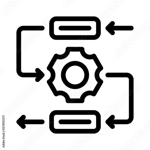 process flow line icon
