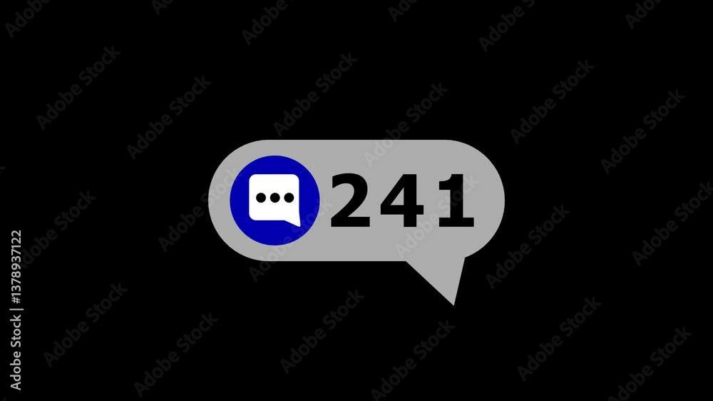 Incoming message with message box button icon animated on black background. 4k stock video. Incoming message with message box button icon animated on black background. 4k stock video.