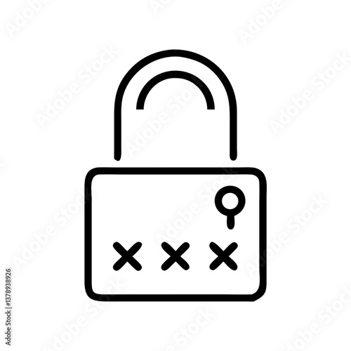 Locked Padlock Icon