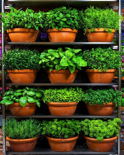 A modern urban balcony tran...