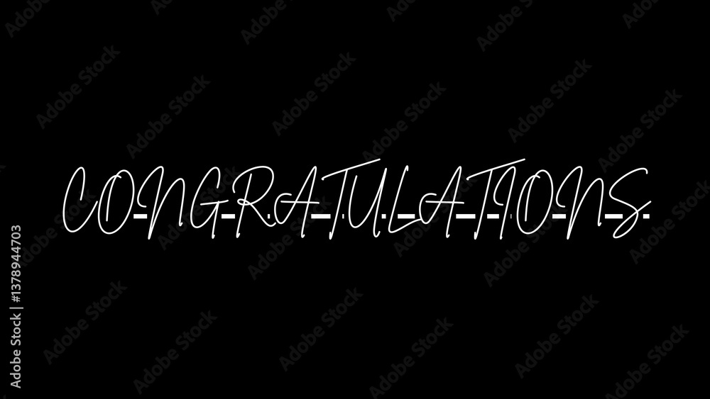 congratulations written on black background congratulations written on black background