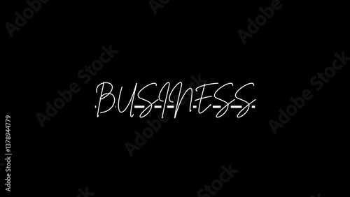 Wallpaper Mural business written on black background Torontodigital.ca