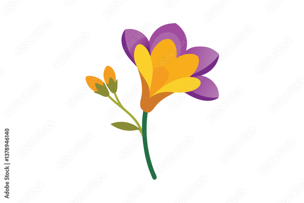 Naklejka premium bouquet of colorful flowers