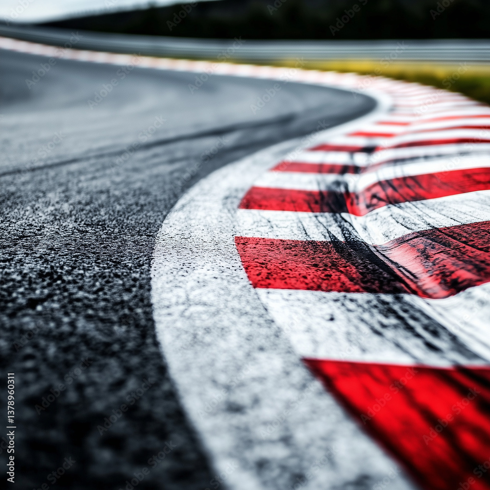 rennstrecke, motorsport, racing, curb, curbs, streckenbegrenzung, tracklimits, rot, weiß, randstein, rennfahrer, autorennen, dtm, formel1, f1, formel 1, f 1, spa, monza, nürburgring, silverstone, inte