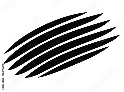 vector illustration of a feather