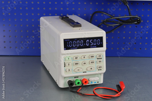 Laboratory power supply for adjustable stable voltage. 