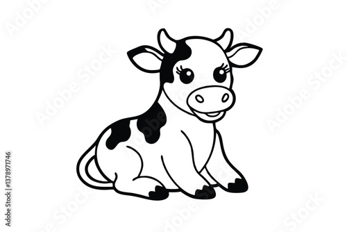 funny cow cartoon