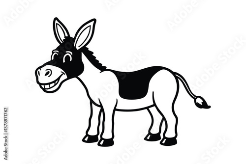 donkey cartoon illustration