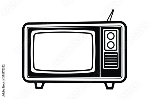 old tv set