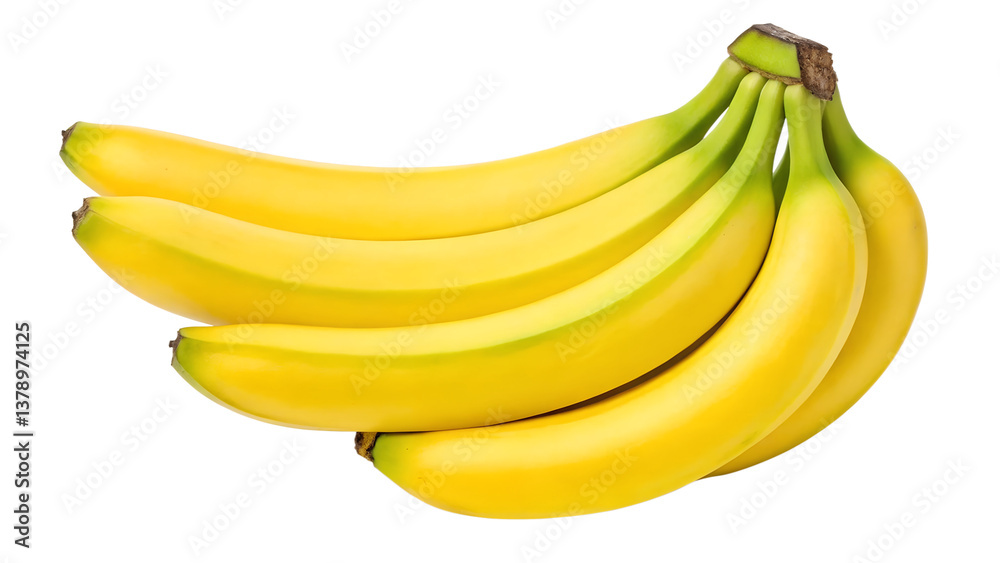 Bunch of whole ripe yellow bananas Bunch of whole ripe yellow bananas