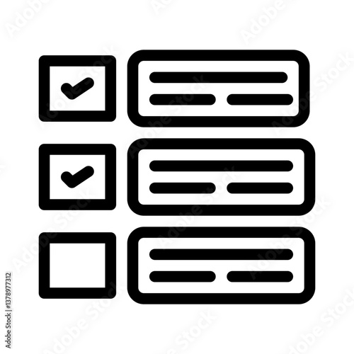 task list line icon