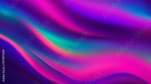 Wallpaper Mural colorful abstract background with waves Torontodigital.ca