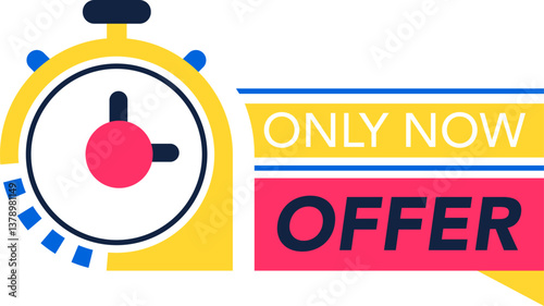 Stopwatch running, indicating a limited time offer that creates a sense of urgency, motivating customers to act swiftly and seize the opportunity for exclusive savings