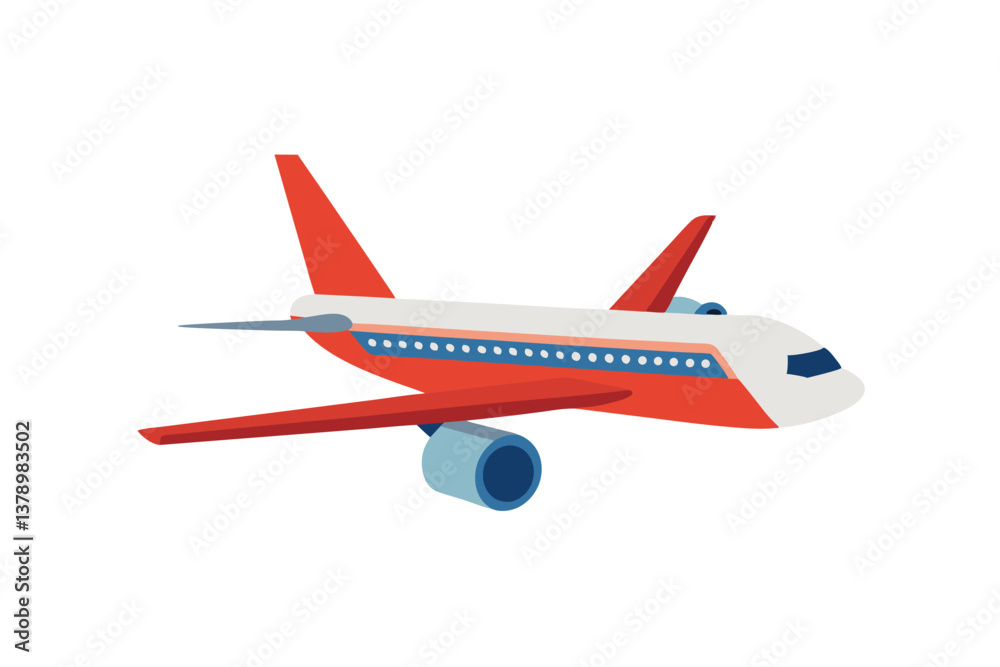 Obraz premium airplane on the white background