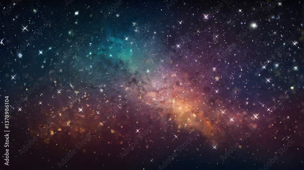 Fototapeta premium space background with stars