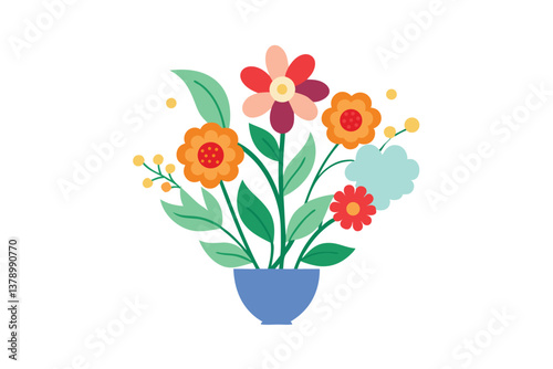 Wallpaper Mural bouquet of tulips in a vase Torontodigital.ca