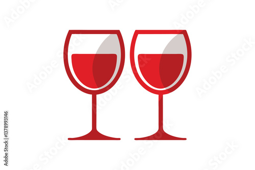 red wine glass