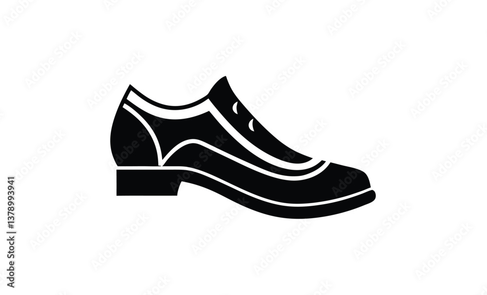 Shoe vector isolated silhouette, shoe vector silhouette art isolated on white background. Shoe vector isolated silhouette, shoe vector silhouette art isolated on white background.