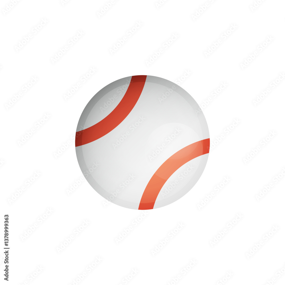 Naklejka premium sport Essentials: blue Icon – Minimalist Athletic Vector Icons for sport, Fitness & Gym Equipment baseball ball