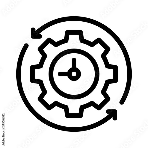 efficiency line icon