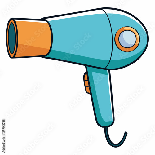 hair dryer vector