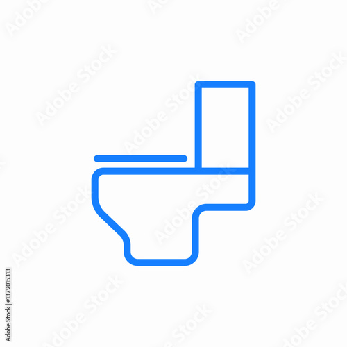 restroom access icon sign vector