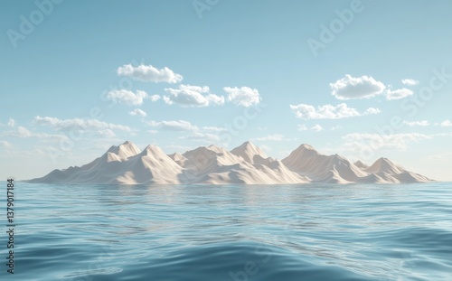 Wallpaper Mural iceberg in the sea Torontodigital.ca