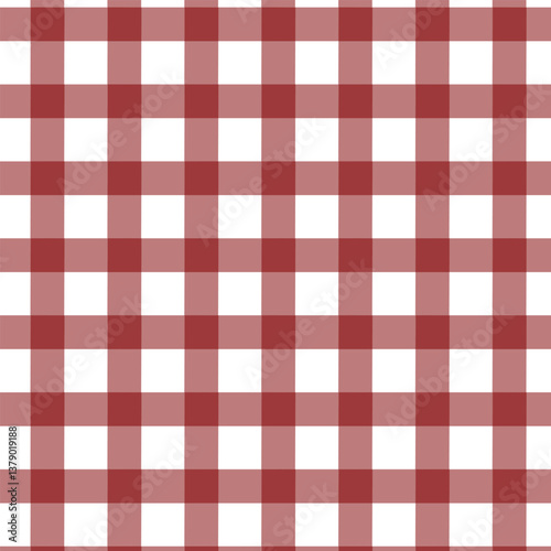 red and white checkered picnic blanket