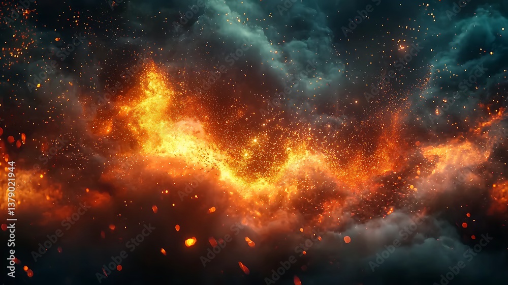 Fiery Abstract Background Texture Fiery Abstract Background Texture