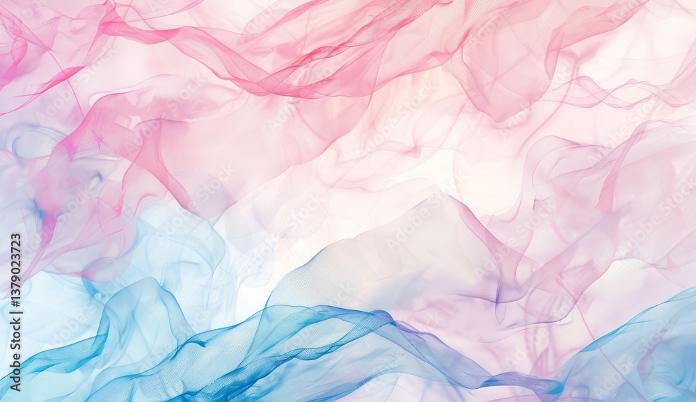 custom made wallpaper toronto digitalGentle wavy patterns of soft pastels create a calming backdrop, blending pink and blue in a serene and artistic harmony perfect for inspiration