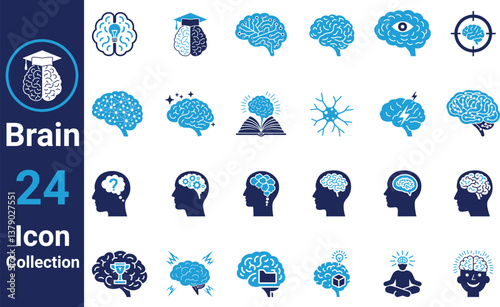 Brain and Mind Icon Set