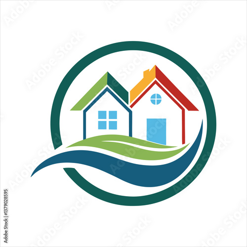  Modern Home Logo Real Estate and Architecture Vector Illustration