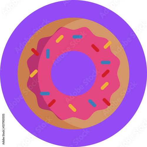 Donut Display – A classic ring-shaped donut, often available at gas station convenience stores for a quick snack.