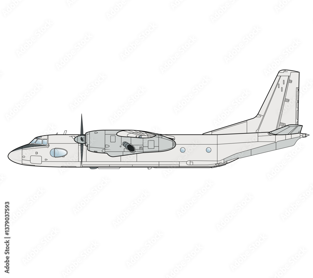 Russisches Transportflugzeug