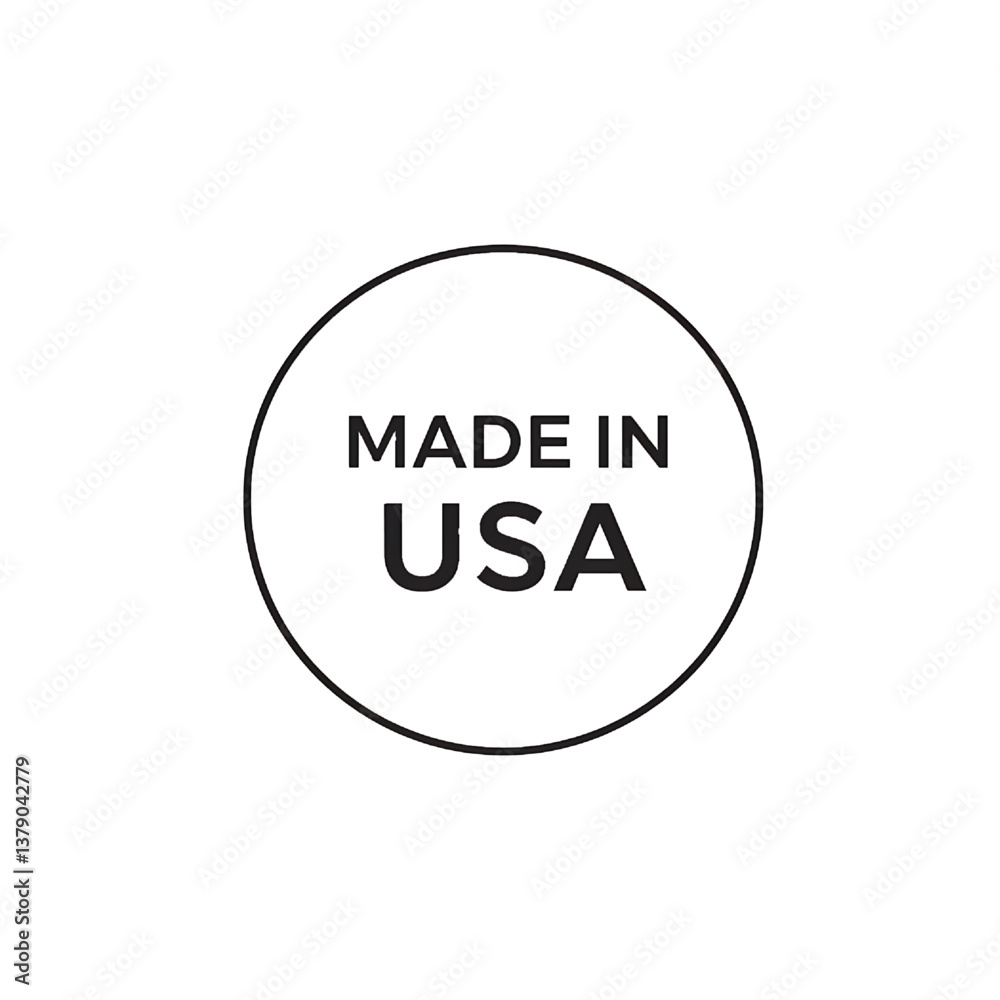 made in USA rounded label flat illustration isolated on white background
made in USA rounded label flat illustration isolated on white background