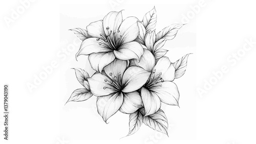 Gallery-Magic Flowers: Relaxing Coloring Pages for Adults and Teens" in Vintage Style
