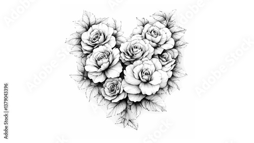 Gallery-Magic Flowers: Relaxing Coloring Pages for Adults and Teens" in Vintage Style