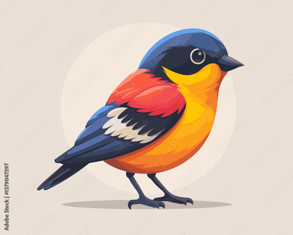 Fototapeta premium illustration of a bird