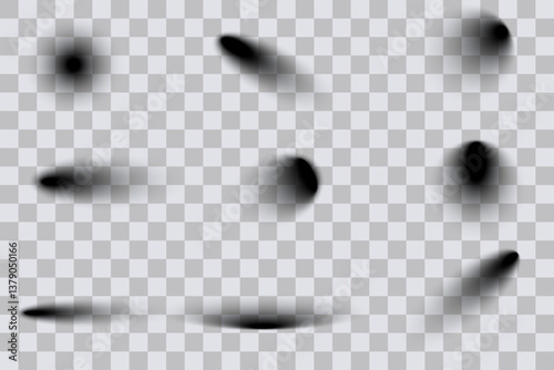 Realistic vector mesh overlay and transparent shadows. Shadows falling from the darkened floor.Vector.EPS 10.