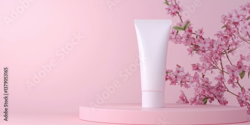 Skincare product launch studio setting photograph minimalistic design close-up view beauty concept