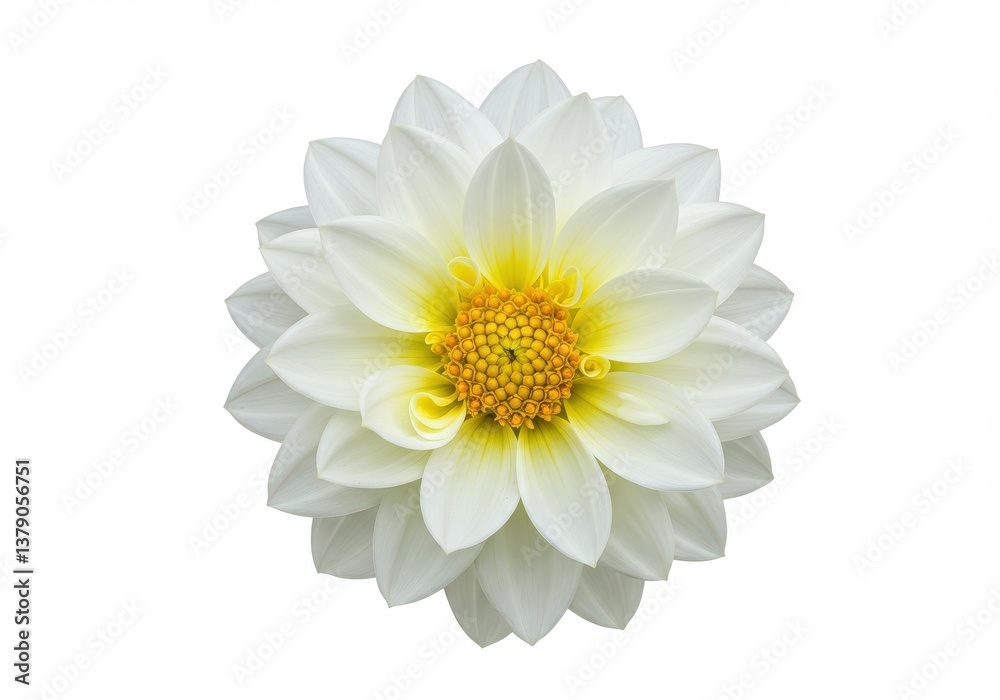 Fototapeta premium Daisy flower isolated on white background