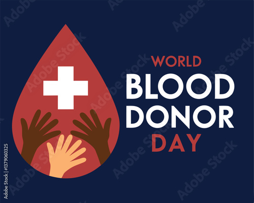 World Blood Donor Day: Diverse Hands Supporting Blood Donation for All.