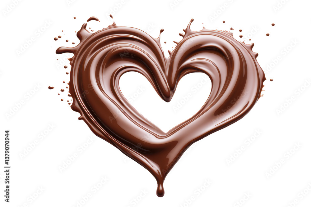 heart shaped liquid melted chocolate splash isolated on white or transparent png heart shaped liquid melted chocolate splash isolated on white or transparent png
