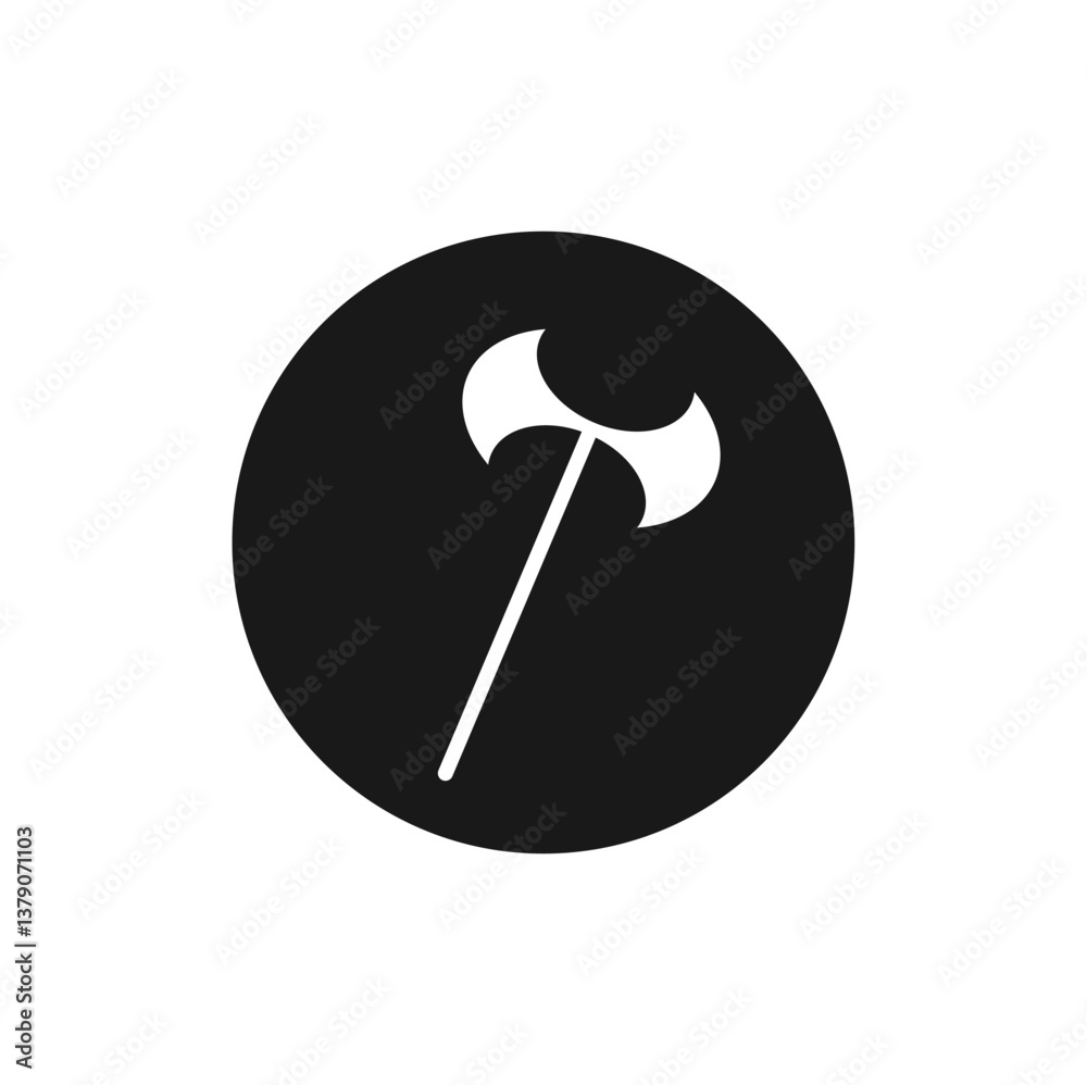 Labrys icon vector stock image. Labrys icon vector stock image.