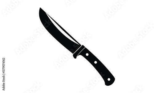Illustration of a knife silhouette