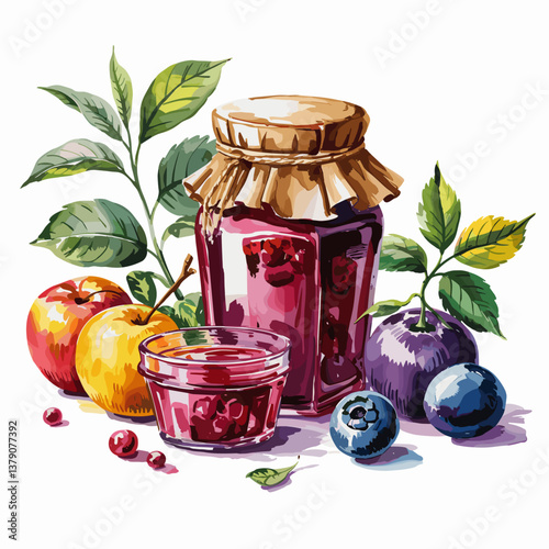 Homemade Fruit Jams and Honey