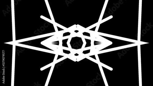 Motion background with animated white lines (1920x1080 30fps 60s).