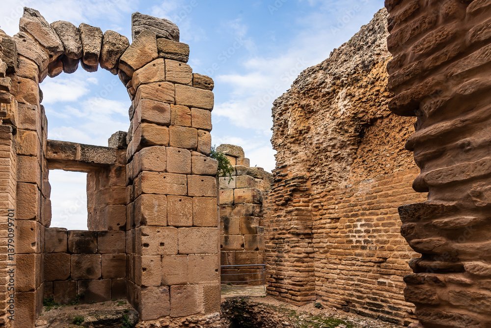 Outhna archaeological site in Tunisia