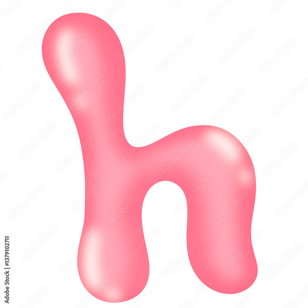 Fototapeta premium Pink letter z