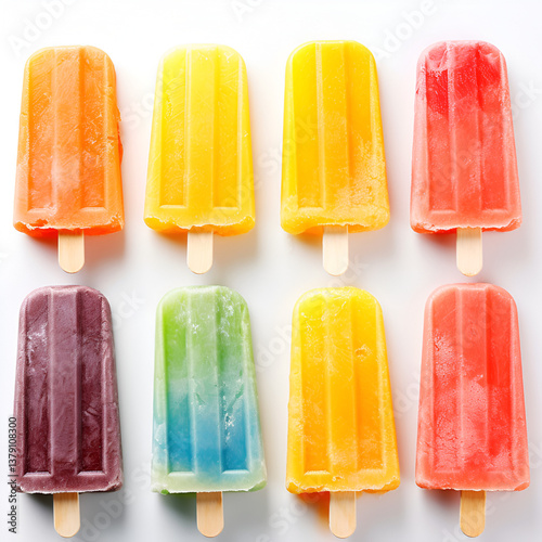 ice cream isolated on white